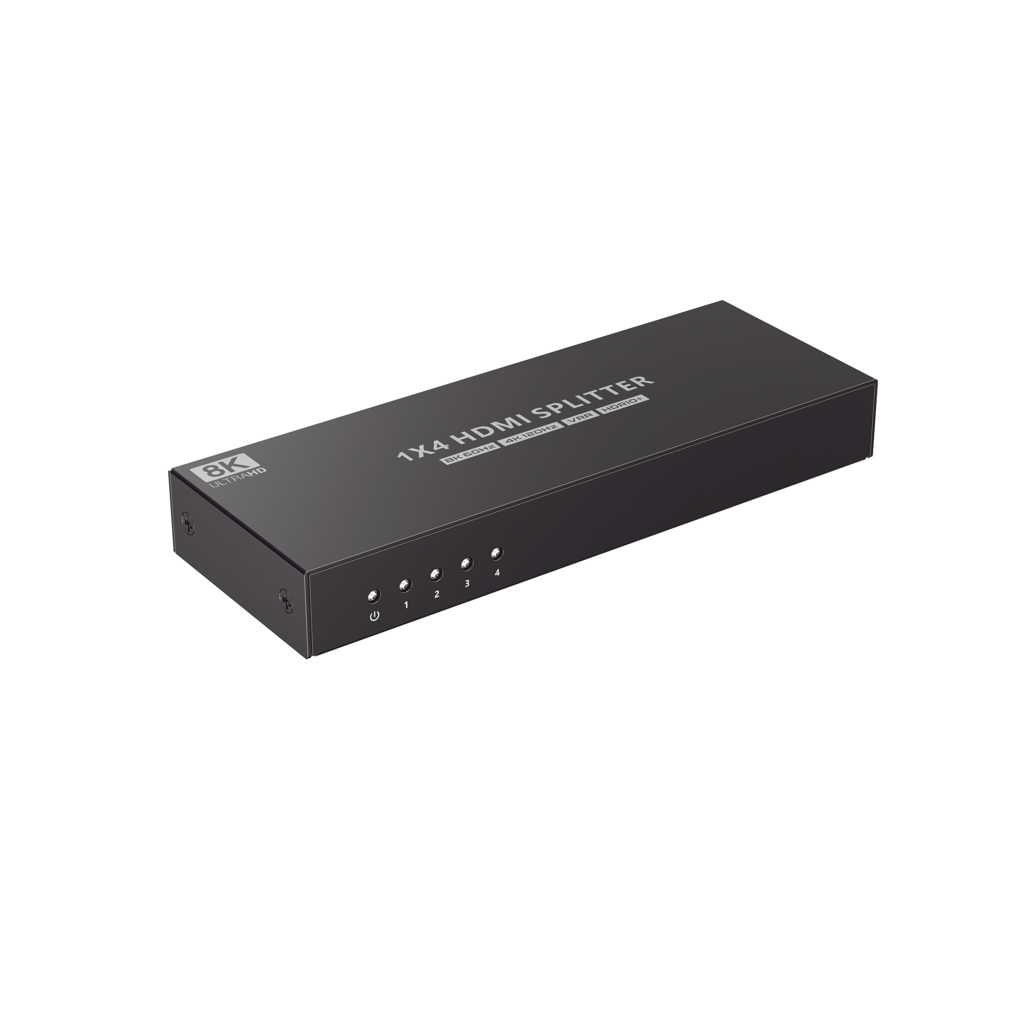 Splitter HDMI 1X4 | Velocidad de trasmisión 48 Gbps| Resolución 8K | Salida de audio| HDCP 2.3 Splitter HDMI 1X4 | Velocidad de trasmisión 48 Gbps| Resolución 8K | Salida de audio| HDCP 2.3